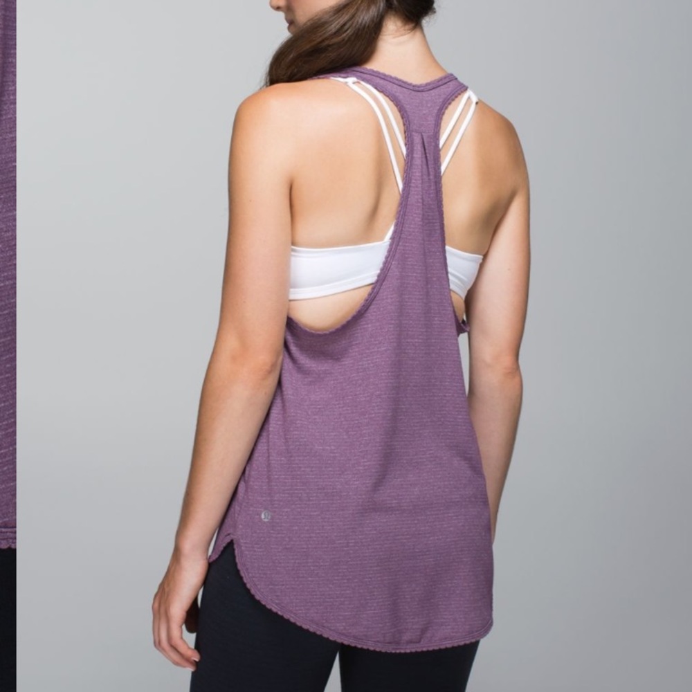 Lululemon 105 F Singlet
Heathered Purple Fog